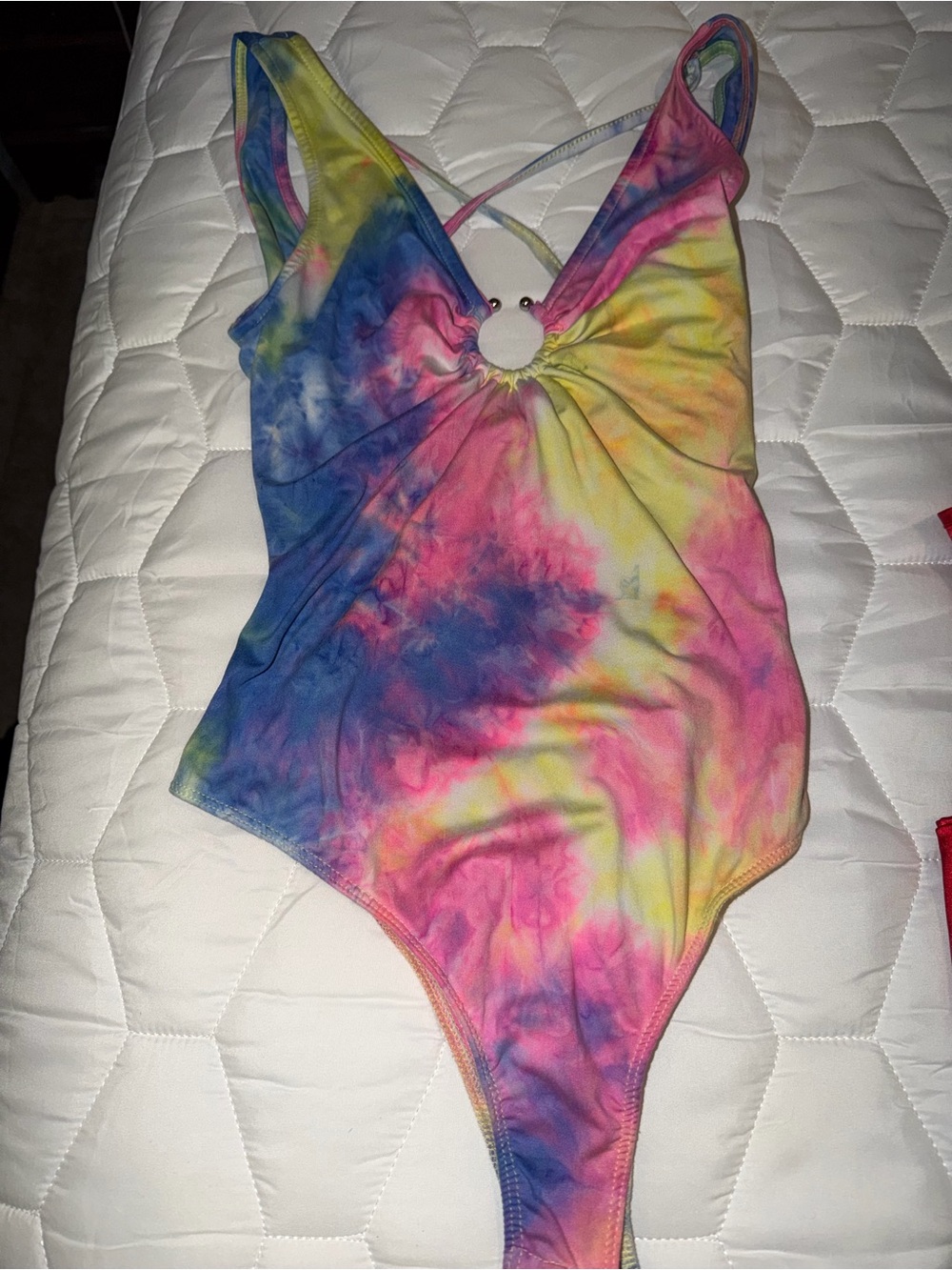 Rue21 Tie-Dye Bodysuit - Pink, Blue, Yellow, Green